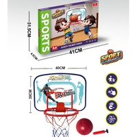Mini-panier de basket portable pour enfants – Jeu d'entraînement intérieur/extérieur pour garçons et filles