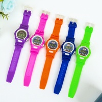 Jam tangan digital analog anak-anak, arloji digital LCD desain kustom pergelangan tangan harga murah