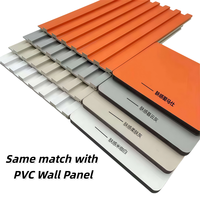 Panneau mural rainuré WPC 158*15MM, panneau de décoration intérieure, panneau mural en fibre de bambou, revêtement composite bois-plastique pour la décoration de la maison