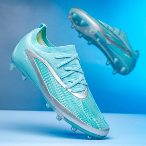 Chaussures <span class=keywords><strong>de</strong></span> football unisexes légères, respirantes, durables, crampons longs FG, confortables, grande taille, chaussures <span class=keywords><strong>de</strong></span> football basses - Product Image 2