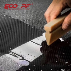 1.52*15 Meter Black TPU Carbon Fiber Car <strong>Vnyl</strong> <strong>Wrap</strong> 6D Super Glossy Black Matte Black - Product Image 4