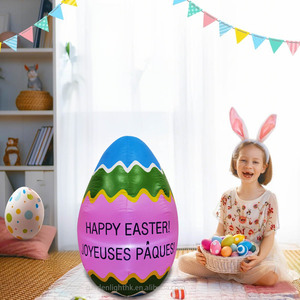 Huevo de Pascua Inflable Gigante de 3 Pies, Impermeable, con Luces LED, Decoraciones Coloridas Ecológicas para Uso en Interiores/Exteriores - Product Image 5