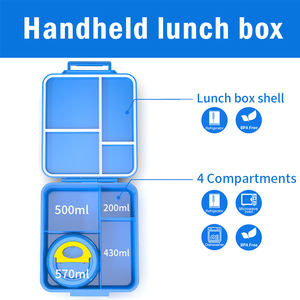 Lonchera Térmica Aohae Personalizada Rosa, Hermética, para Niños, para la Escuela, Viajes, Bento para Bebés - Product Image 6