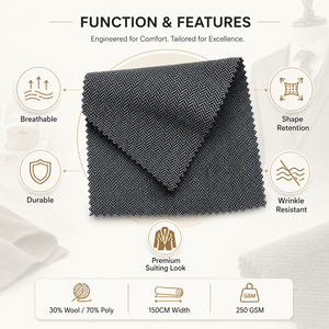 Tissu en laine et <span class=keywords><strong>polyester</strong></span> personnalisé pour costumes masculins CEDL – Échantillon gratuit – Livraison incluse - Product Image 6