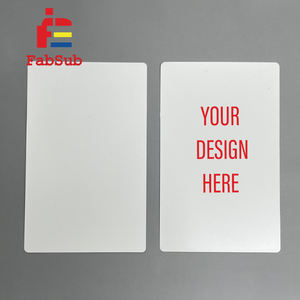 นามบัตรพลาสติกเปล่าแบบระเหิดสำหรับการพิมพ์สีขาวบัตร PBT โปรโมชั่นของขวัญโลโก้ DIY - Product Image 2