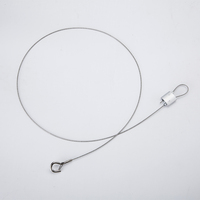 Kit de suspension de lustre réglable fabriqué en usine avec pince à câble bidirectionnelle