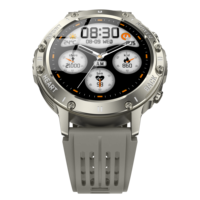 Reloj Inteligente Deportivo Táctico para Hombre con Linterna LED, Resistente al Agua 5ATM, Monitorización del Sueño, Larga Duración de Batería, para Entrenamiento al Aire Libre