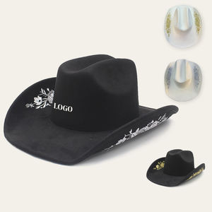 Chapeau Fedora en feutre et daim de luxe, personnalisé, style western, pour l'hiver, pour la performance, pour les designers, pour la mode, pour les cow-boys et les cow-girls - Product Image 1
