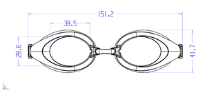 Gafas de Natación de Competición con Revestimiento de Espejo, Antivaho, Protección UV, Correa de Silicona, 3 Tamaños de Puente Nasal - Product Image 5