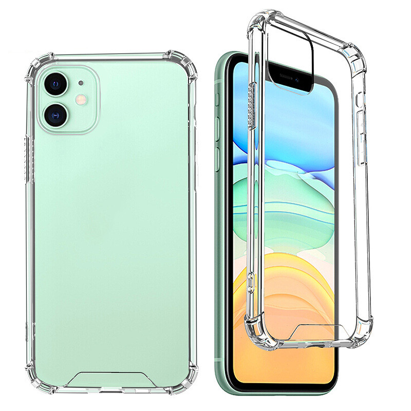 GSCASE высококачественный 1,5 мм Резиновый вокруг ударопрочный акриловый чехол для телефона Iphone 12 Pro Max прозрачный чехол