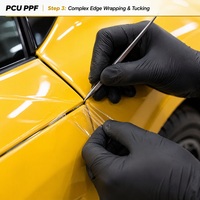 Film de protection transparent pour voiture en TPU, revêtement supérieur blanc brillant PCU PPF 1,52*15M 7,5mil, garantie 10 ans, auto-réparant, anti-rayures