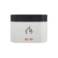 Diffuseur d'arômes à flamme à prix d'usine, humidificateur ultrasonique USB avec diffuseur d'huiles essentielles, capacité 200 ml, bruit <36 dB, usage domestique