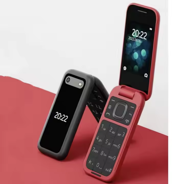 Hot-selling Original Noki 2660 Durable Dual-screen 4G LTE 2.8-inch Display Lightweight Flip Functional Phone