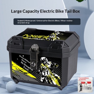 Caja Trasera para Motocicleta de Alto Rendimiento y Gran Capacidad, Diseño con Cierre Mecánico, Maletero Universal para Bicicleta Eléctrica - Product Image 5