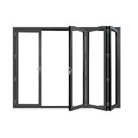 Portes pliantes intérieures en aluminium, légères, robustes, gain de place, options en verre clair ou givré, faciles à nettoyer