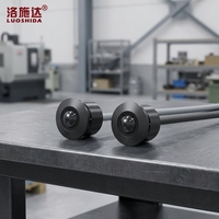 Sensor Fotoelektrik Tipe Through-beam Mini Flange Mount, Jarak Deteksi 5m Anti-Gangguan Cahaya Saklar Inframerah Berlawanan