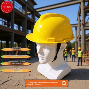 Casque de sécurité de décoration intérieure en forme de <span class=keywords><strong>V</strong></span>, à large bord, personnalisable, anti-poussière, sans fentes, pour accessoire d'acteur - Product Image 2