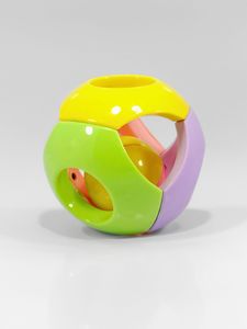 JINGLE BALL  Sonajero de colores vivos y llamativos que atrae la atención de cada bebé, con textura suave. - Product Image 3