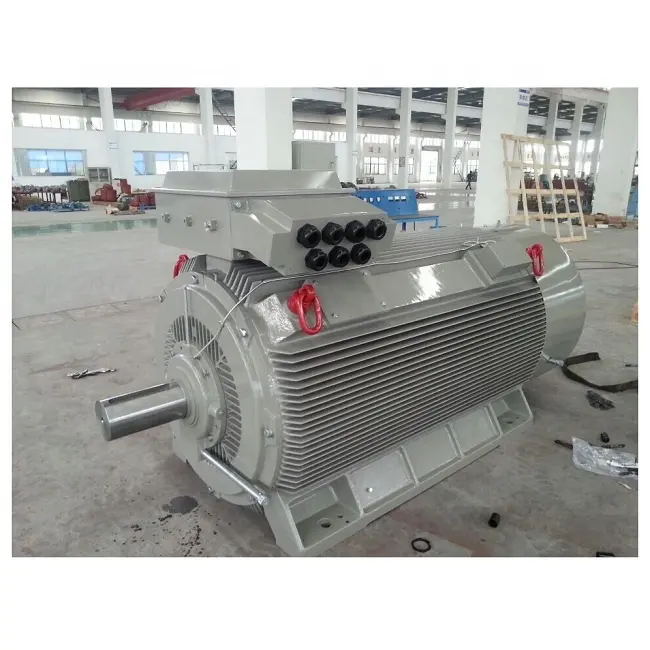 Motor Listrik 6KV 10KV Magnet Permanen Tegangan Tinggi