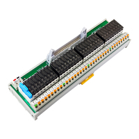 Módulo de Relé Enchufable Shimaide SMD-32DO-1NO-DRY-FT de 32 Canales 1NO, Montaje en Riel DIN, Conector IDC, Bloque de Terminales de Salida PLC