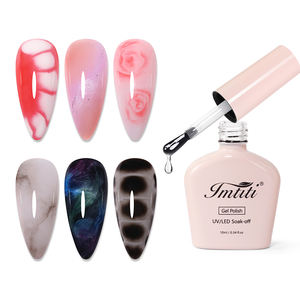 IMTITI Nail Art <span class=keywords><strong>Efecto</strong></span> degradado Colores universales Clear <span class=keywords><strong>Blooming</strong></span> <span class=keywords><strong>Gel</strong></span> Polish OEM/ODM Botella personalizada Proveedor de esmalte de <span class=keywords><strong>gel</strong></span> para uñas - Product Image 1