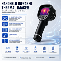 Cámara Termográfica Industrial de 64 GB, Cámara de Imagen Térmica Infrarroja Portátil con Extracción de Datos por IA para Análisis de Defectos