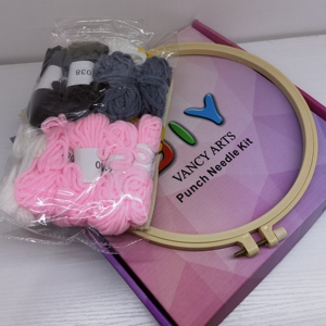 VANCY ARTS Motifs de point de croix imprimés pour débutants Motifs de broderie imprimés Kit de broderie DIY - Product Image 5