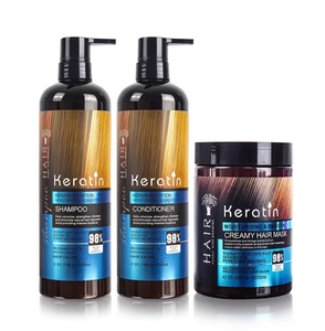 Wholesale Ready to Ship <b>Moisturizer</b> Smoothing Keratin Hair Care Set Mild <b>Shampoo</b> - Product Image 1