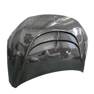 Capó de Fibra de Carbono Estilo Apc para VW Scirocco III 2008-2017, Ventilaciones Funcionales con Malla, Protector de Lluvia Extraíble - Product Image 1