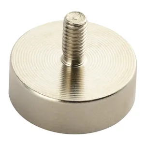 China Factory Leading Strong Power Permanent Neodymium Monopole Pot Magnet/ Magnetic Hook Various Sizes