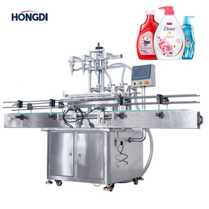 Máquina Llenadora Eléctrica Automática Horizontal de Cuatro Cabezales de Acero Inoxidable de Grado Alimenticio para Envasado de Líquidos, Pastas y Salsas - Product Image 2