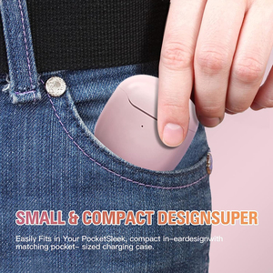 Huien Không Dây Earbuds <span class=keywords><strong>Bluetooth</strong></span> 5.3 Tai Nghe Hifi Stereo Tai Nghe Không Dây Với Xây Dựng Trong Mic Thiết Bị Cầm Tay Cho Thể Thao Phụ Nữ Cô Gái - Product Image 6