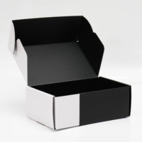 Caja de regalo corrugada con logotipo personalizado reciclable, zapatos, correo postal, cajas de papel de envío para embalaje de ropa