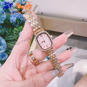 Reloj de Cuarzo de Lujo para Mujer, Nuevo Modelo BVGRI, Elegante Reloj de Negocios de Acero Inoxidable con Exquisita Hebilla de Mariposa y Caja Cuadrada - Product Image 5