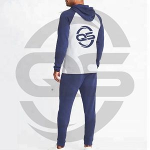 Venta al por mayor de moda de diseño personalizado sudor chándal Jogger de traje de pista para los hombres - Product Image 4