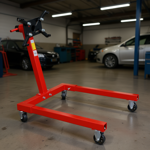 Steel Vehicle <b>Engine</b> Block <b>Stand</b> 1250lbs Rattling Head Body Repair Equipment - Product Image 2