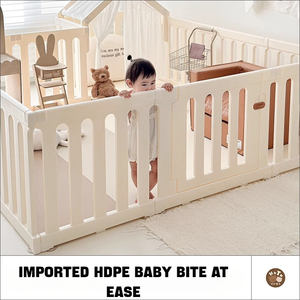 <span class=keywords><strong>Parc</strong></span> de jeu pour <span class=keywords><strong>bébé</strong></span> avec petite tente maisonnette, clôture de sécurité pour enfants, aire de jeux intérieure en plastique pour tout-petits, idéal pour la maison - Product Image 2