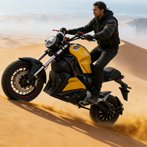<span class=keywords><strong>Moto</strong></span> Elettrica Sportiva ad Alta Velocità 150km/h, <span class=keywords><strong>E</strong></span>-<span class=keywords><strong>Moto</strong></span> 80km/h, Bici Elettrica Potente 72V 3000W per Adulti, Ideale per Fuoristrada - Product Image 1