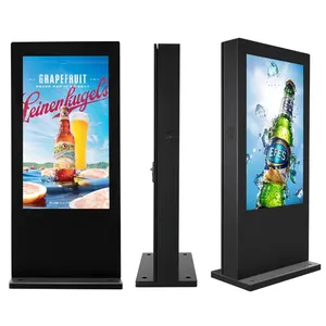 55 65 inch Ultra-thin frame Multimedia Digital Signage Vertical lcd tv advertising display outdoor