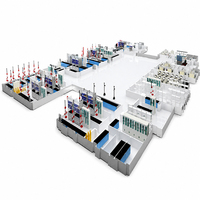 Rendu 3D de laboratoire - Design moderne pour applications en atelier scolaire et hospitalier