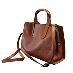 Sacs à main en cuir véritable de style classique, prix d'usine BS INTERNATIONAL, vente en gros, fabriqués en Inde, fermeture éclair vintage, imperméables - Product Image 2