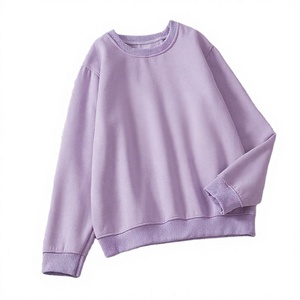 Women's Customizable 100% Cotton Fleece Solid <b>Sweatshirt</b>-Anti-Wrinkle Breathable Quick Dry | OEM Service <b>Embroidery</b> - Product Image 6