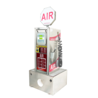 Tour de gonflage de pneus en acier inoxydable G5 CE Compresseur d'air en libre-service avec aspirateur Machine de gonflage d'air en métal