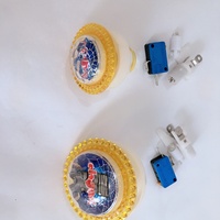 Boutons de tir circulaires lumineux pour machines de jeu de table de pêche