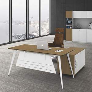 Chân Bàn Văn Phòng Bằng Nhôm Nội Thất Quảng Châu Chân Bàn Văn Phòng Khung Bàn Máy Tính Điều Hành Hình Chữ L - Product Image 3