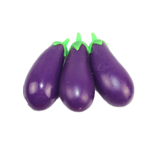 Juguetes Novedosos de Berenjena de TPR, Juguetes Antiestrés con Cuentas de Memoria para Aliviar el Estrés - Product Image 1