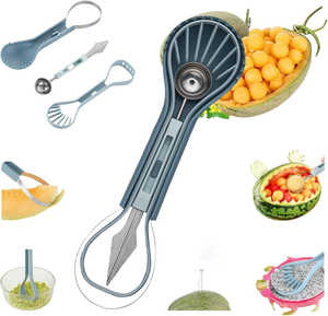 6 in 1 Stainless Steel <b>Carving</b> Tools for Fruits Fruit <b>Carving</b> <b>Knife</b> Set - Product Image 1