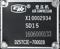 Compresseur d'air d'origine pour X10002934 Yunnei D25TCIE1 pour les chargeuses de camions Foton Forland, pièces de moteur