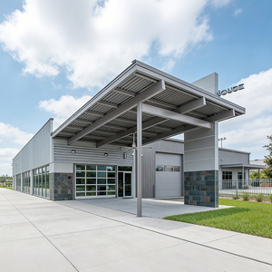 Estadio Prefabricado de Diseño Moderno, Fácil Mantenimiento, Resistente a la Intemperie, Diseño Seguro, Acabado Liso, Conexión por Pernos, Gran Venta - Product Image 1