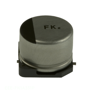 Distribuidor Autorizado EEE-FK1A331P Condensador SMD de Aluminio de Montaje en Superficie 330uF 20% 10V - Product Image 1